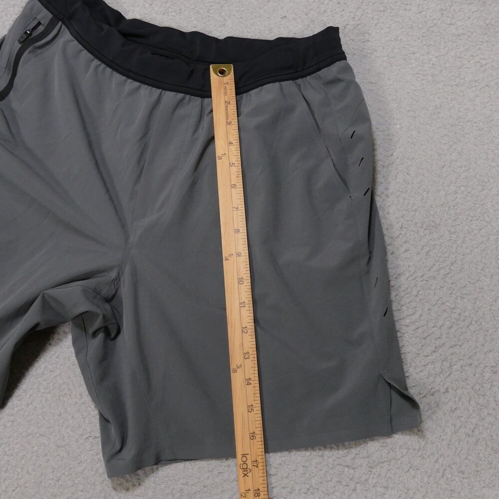 Ten Thousand Shorts Mens Large Gray Interval Athletic Lined 7" Inseam - Picture 9 of 11